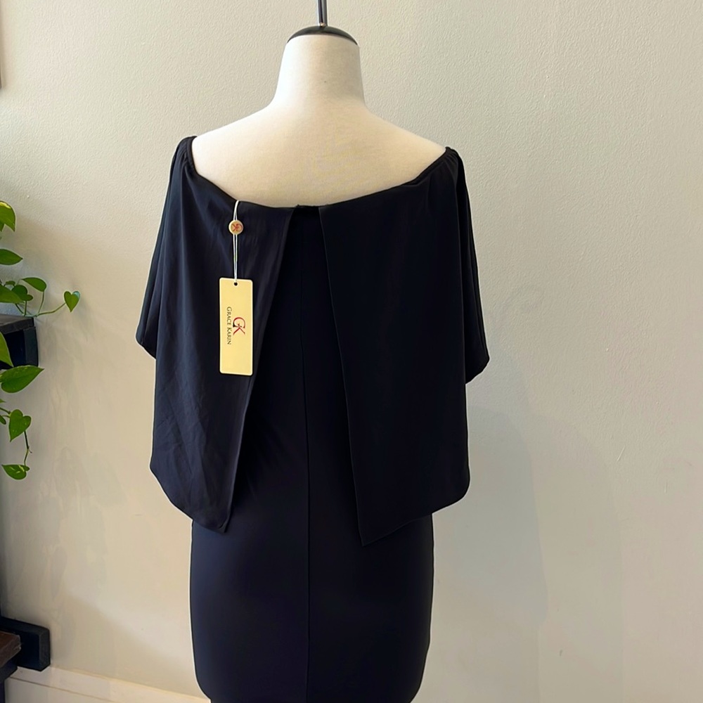 Classy black dress by Grace Karin. Great for any event! - Picture 4 of 6
